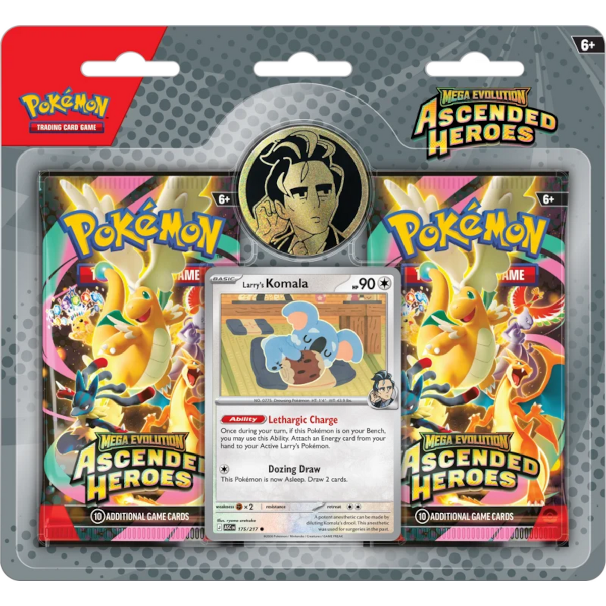 Pokemon TCG Mega Evolution: Ascended Heroes Collection – Larry’s Komala