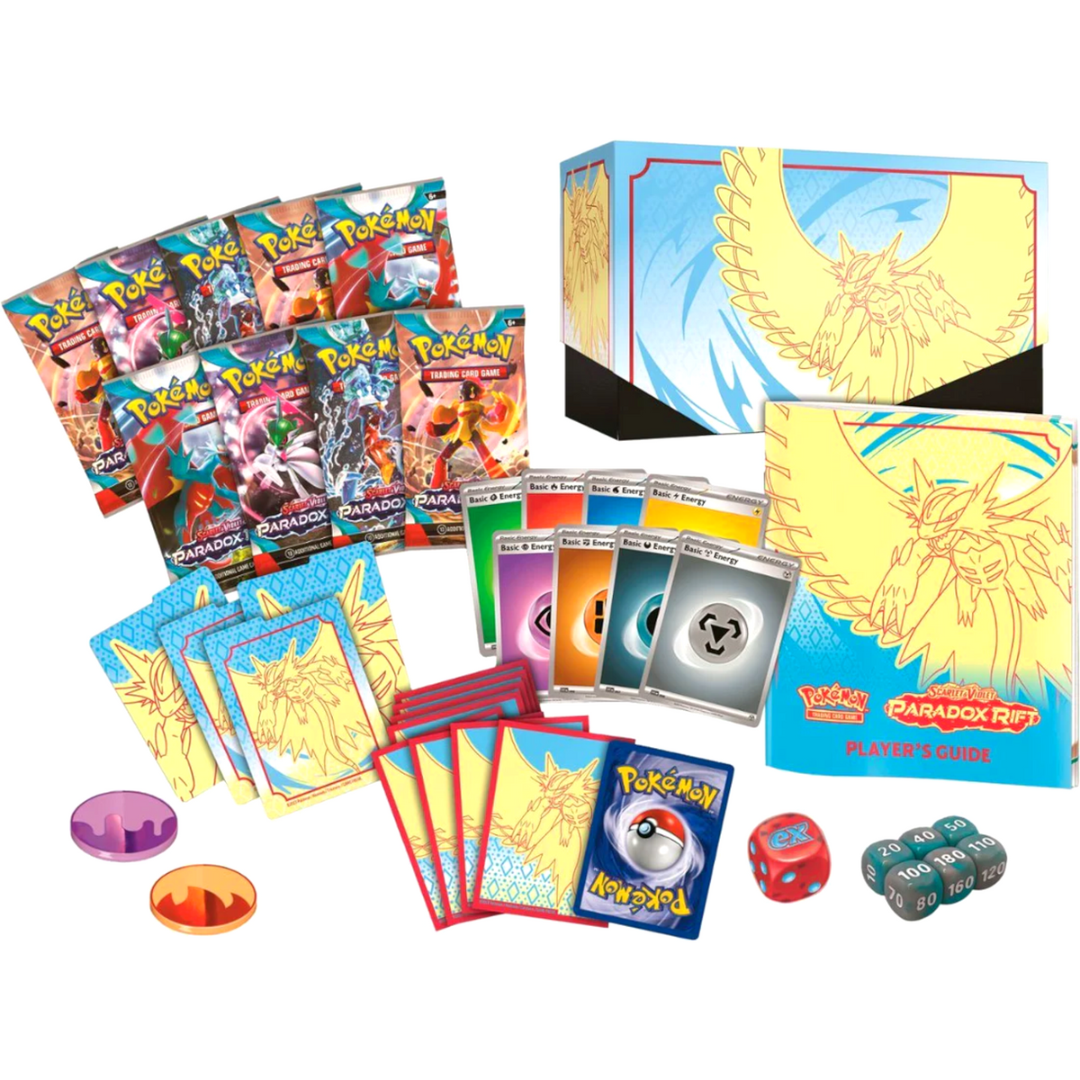 Pokemon Paradox Rift Roaring Moon Elite Trainer Box
