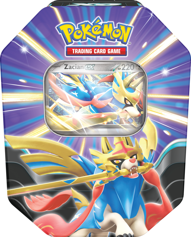 Pokemon Zacian Slashing Tin