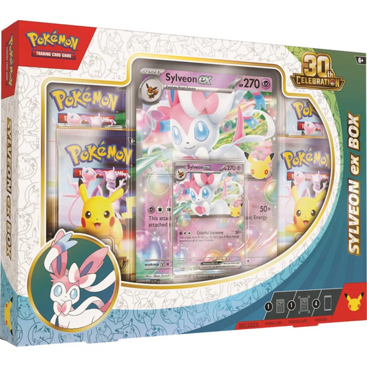 Pokemon TCG 30th Celebration Sylveon ex Box