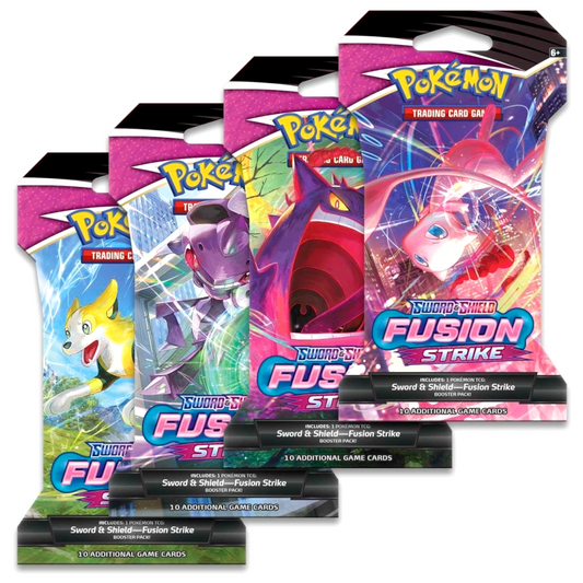 Pokémon TCG: Fusion Strike Complete Artwork Set Sleeved Booster Packs