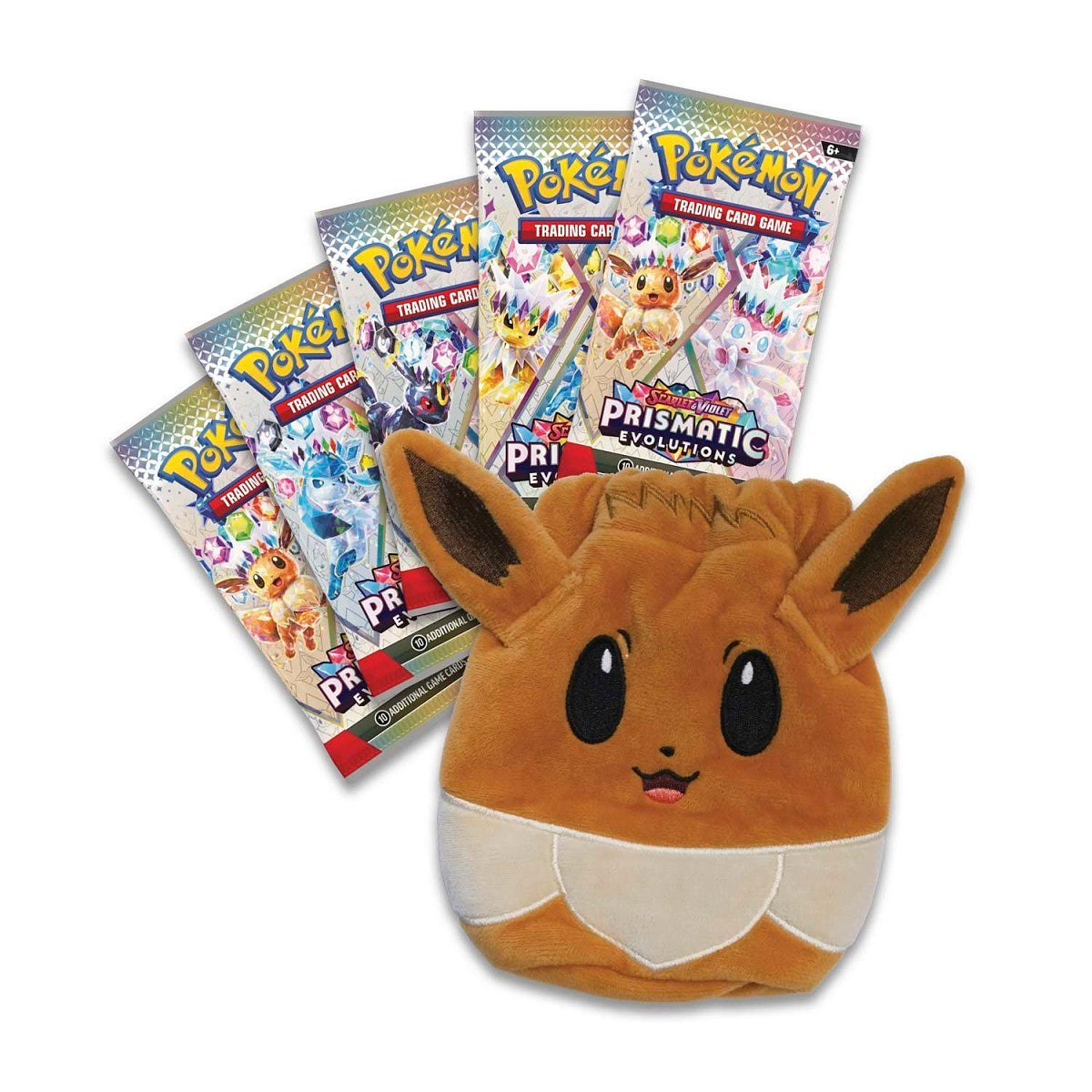 Pokemon Prismatic Evolutions Eevee Accessory Pouch Set