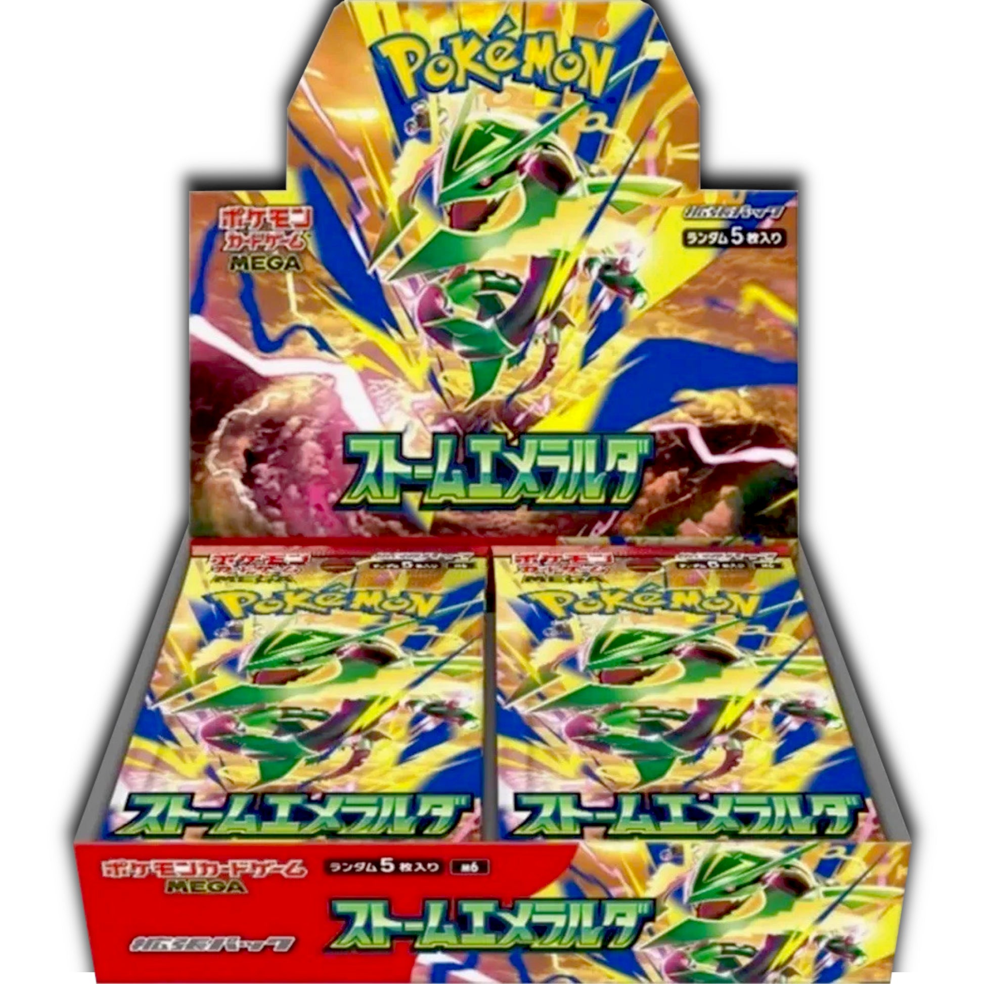 Japanese Pokemon Storm Emeralda Booster Box