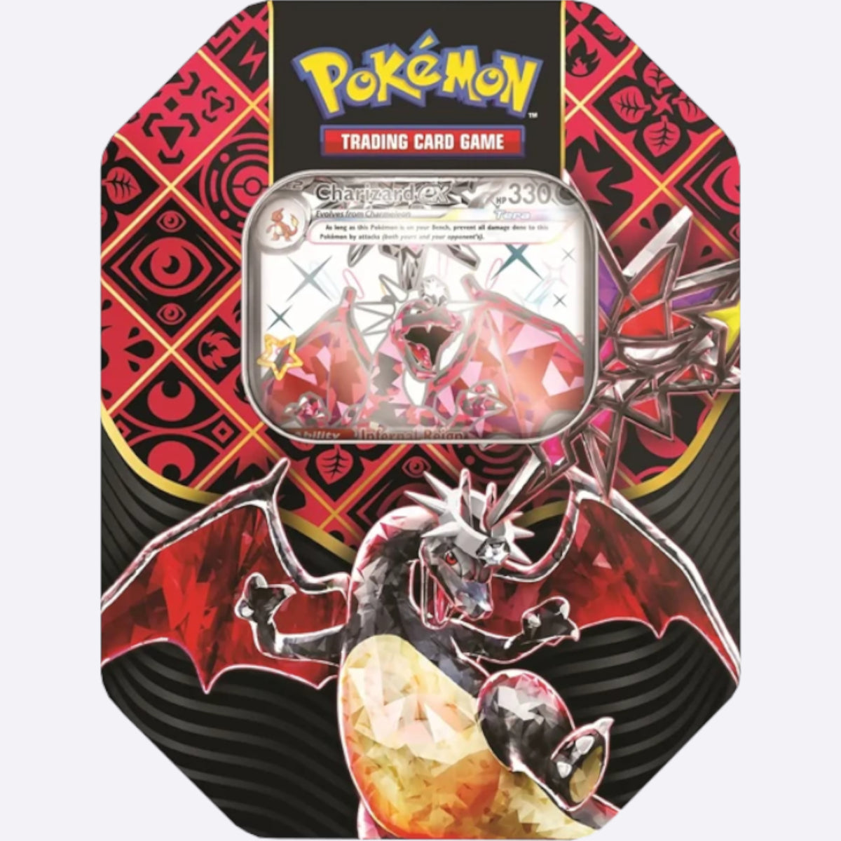 Pokemon TCG: Paldean Fates Charizard ex Tin