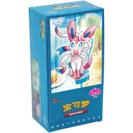 Pokemon TCG Gem Pack Vol. 2 Eeveelutions Booster Box – Simplified Chinese