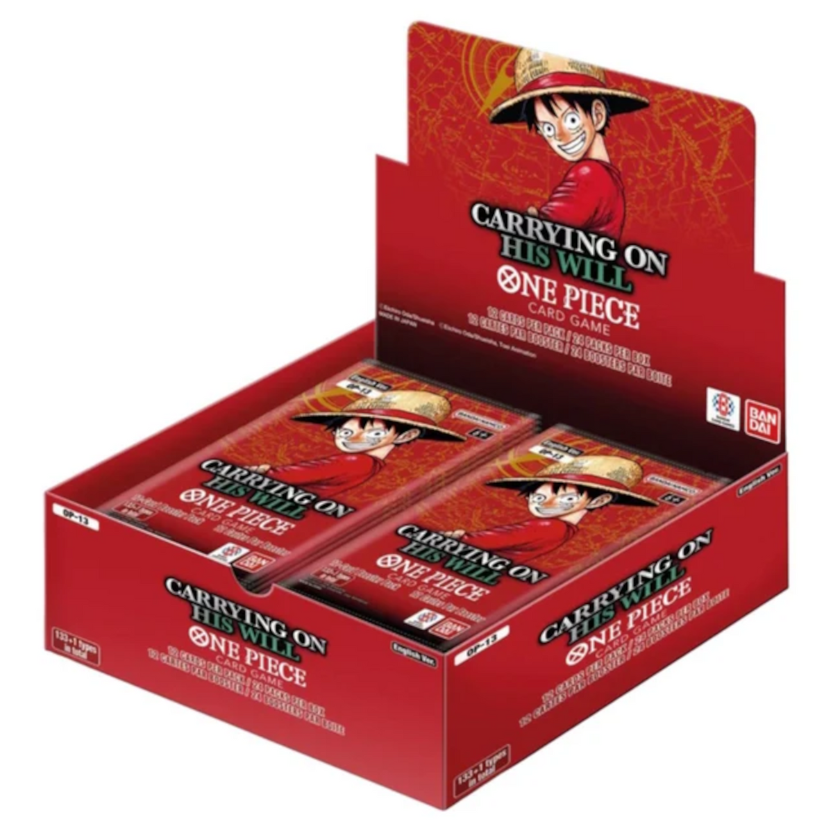 One Piece Card Game OP-13 Carrying on His Will Booster Box – English