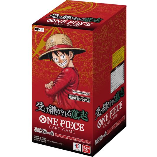 One Piece Card Game OP-13 Carrying on His Will Booster Box – Japanese