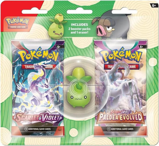 Pokemon TCG: Back to School Eraser Blister - Smoliv Only