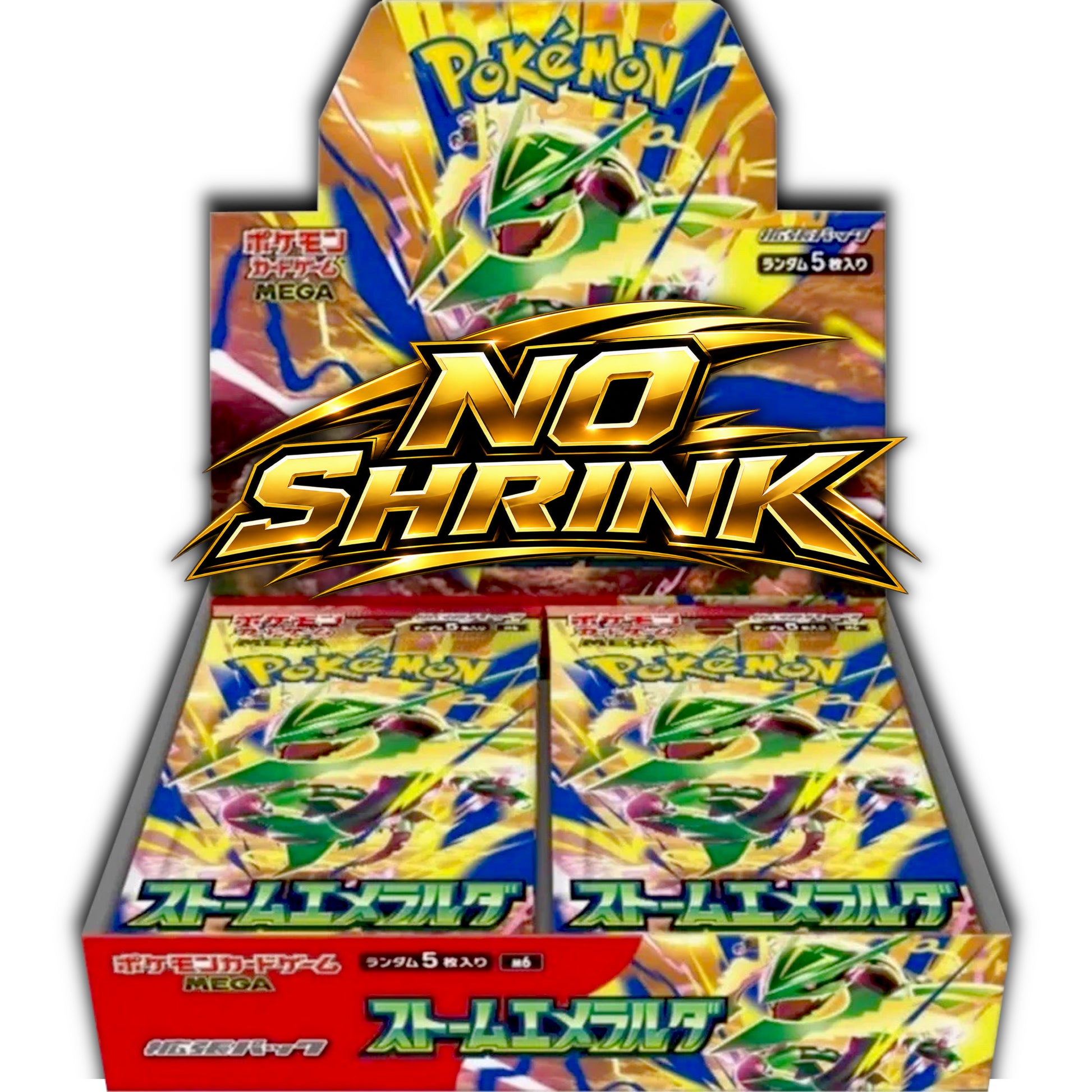 Pokemon Storm Emeralda Booster Box No Shrink Japanese